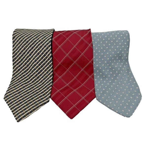 Giorgio Armani Other - GIORGIO ARMANI Men's Silk Tie Necktie ITALY Luxury LOT of 3 EUC